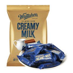 Whittaker's 惠特克 新西兰原装进口惠特克 whittakers 香醇牛奶巧克力糖果零食180g袋装