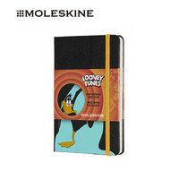 MOLESKINE  兔八哥笔记本子 商务办公文具记事本 达菲鸭黑色硬面口袋型横间特别版手账1081