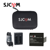 SJCAM SJ4000 SJ5000系列运动相机 水下摄像机通用电池双充收纳包套装 收纳包+通用电池+通用双充