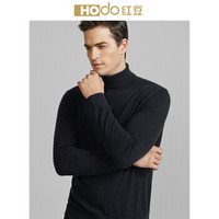 Hodo 红豆 商务系列针织面料高领山羊绒羊毛衫 HWP5M6532