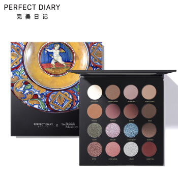 perfectdiary完美日记大英博物馆幻想家十六色眼影盘2件
