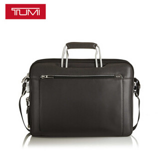 TUMI 途明 Arrivé系列男士商务皮革电脑包公文包 0955001TP