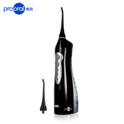 博皓(prooral)冲牙器/洗牙器/水牙线/洁牙器 非电动牙刷 便携式设计 5002 黑