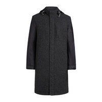 GIORGIO ARMANI 乔治·阿玛尼 奢侈品男装简约纯色宽松棉大衣 00003185119