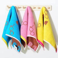 新亚 Sina 小博士儿童洗脸毛巾 纯棉 25*49cm 3条装 A类吸水