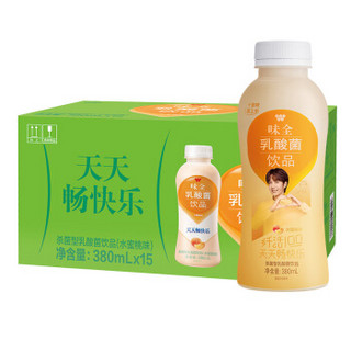 味全 乳酸菌饮料（水蜜桃）380ml*15瓶 整箱装