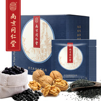 南京同仁堂乐家老铺 黑芝麻糊 黑芝麻核桃黑豆粥 奇亚籽黑豆粉 谷物即食早餐粥 五谷杂粮粥 40g*12包