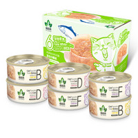 猫森林进口猫罐头宠物猫营养白肉冻罐湿主粮猫咪零食 155g*6罐