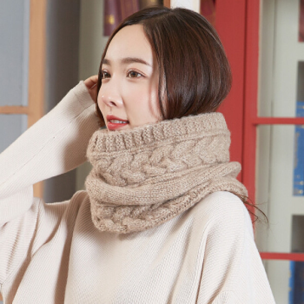 677888围脖脖套女冬季学生韩版百搭款保暖羊毛线针织女生秋冬天女士