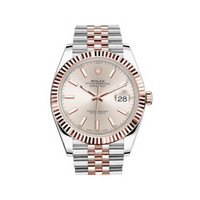 劳力士(ROLEX)手表 日志系列粉盘条字五珠带自动机械男表126331-0010