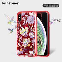 Tech21苹果新品iphone Xs Max手机壳 6.5英寸 保护套 Liberty系列之皇家花园 摄像头保护 支持无线充电