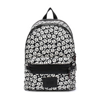 COACH 蔻驰 奢侈品 织物男女中性双肩包 29477 QBL77黑色白垩色拼色