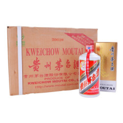 茅台 2002年出厂 酱香型白酒 53度 500ml*12瓶装 (飞天/五星随机发货)