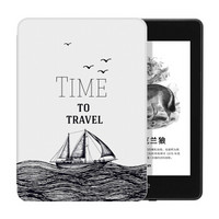 柏图 仅适配全新2018款 Kindle Paperwhite 4彩绘保护套 亚马逊电子书阅读器休眠壳 旅行时间