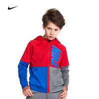 耐克Nike YA男中小儿童运动连帽卫衣新款春秋装潮拉链开衫外套 83421HO723