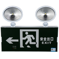 敏华电工新国标3C认证消防应急灯+安全出口灯二合一左向箭头-M1728指示牌带电指示牌紧急疏散指示灯消防