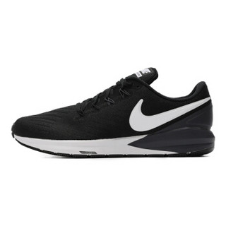 NIKE 耐克 男子跑步鞋 NIKE AIR ZOOM STRUCTURE 22 运动鞋 AA1636-002 黑色 41