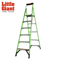 雷都捷特 LittleGiant 折叠梯 人字家用梯六阶防滑工程梯铝合金踏板梯加厚轻便扶手绝缘梯15368 Mightylite