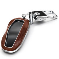 赛邦（SAIBON）特斯拉钥匙包 真皮汽车车用钥匙套保护壳 特斯拉专用