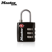 玛斯特MasterLock海关密码锁旅行箱包健身房密码挂锁4680DNKL黑色