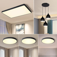 洛林 LED吸顶灯  HY3961-809-[黑] 黑色 72W +40W+28W+20W