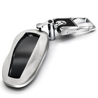 赛邦（SAIBON）特斯拉钥匙包 真皮汽车车用钥匙套保护壳 特斯拉专用