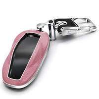 赛邦（SAIBON）特斯拉钥匙包 真皮汽车车用钥匙套保护壳 特斯拉专用