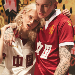 KELME 卡尔美 kelme卡尔美 3781006 传奇杯中国客场短袖足球服  