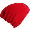 MAXVIVI 针织帽子男女士薄款韩版时尚潮护耳防风保暖春秋户外休闲毛线帽MMZ833018 红色