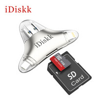 iDiskk  R005 USB3.0三合一读卡器 iphone/安卓OTG SD/TF卡扩容器（不含内存卡）