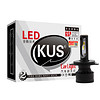 精刚 KUS LED前大灯灯泡 高亮白光大灯无损改装H4一体化近远光前照灯