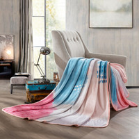 乐蜗家纺LOVO 毛毯舒适柔软法拉绒毯子毛毯被 归园田居180*200cm