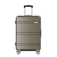 antler 安特丽 铝框拉杆箱男女行李箱2 4英寸托运箱商务万向轮密码箱PC旅行箱包子 A826 铜色