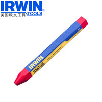 欧文(IRWIN)进口工业蜡笔 DIY蜡笔 记号笔 木工金属玻璃划线器 防水蜡笔 红色 单支