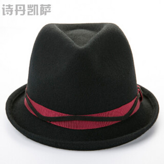 诗丹凯萨礼帽女冬季羊毛呢帽 FM115001 黑色 55cm-57cm