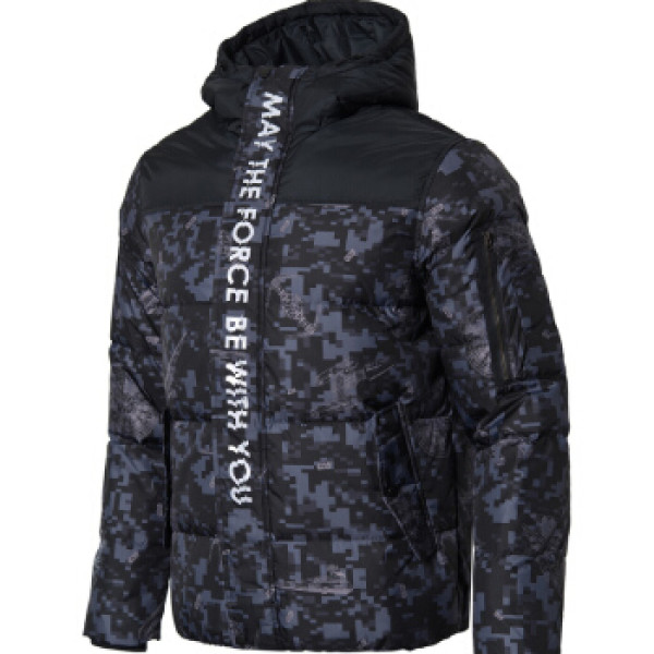商品li-ning 李宁 aymn005-3 运动时尚系列 男 羽绒服类 标准黑迷彩满