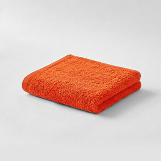 MOVE 德国进口纯棉大浴巾 660克 糖果色系裹身巾 柔软吸水洗澡巾 80×150cm 橙红色