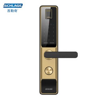 西勒奇（SCHLAGE） 智能指纹锁Q6201电子锁C级锁芯家用防盗门密码锁手机APP开锁 晨星金