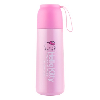 Hello Kitty KT-9115-TP 304不锈钢保温杯 450ml 玫红色