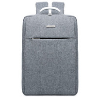 Landcase 商务双肩包男15.6英寸笔记本手提电脑包女大容量多功能休闲旅行背包 602灰色