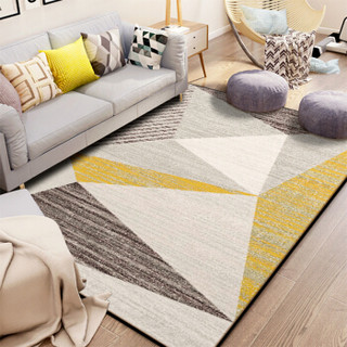 富居 地毯地垫 北欧风现代简约地垫客厅地毯卧室地毯飘窗毯脚垫 140*200cm
