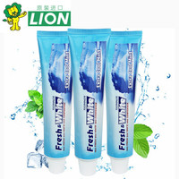 LION 狮王 White亮白牙膏 防蛀固齿脱渍护龈（原装进口）冰凉薄荷160gX3支