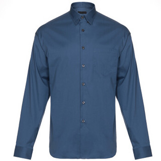 PRADA 普拉达 男士蓝色混纺长袖衬衫 UCN050 F62 F0RU7 L码