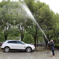 沿途 洗车水枪 PVC水管软管喷头 高压喷头冲洗水枪 家用浇花冲洗水管套装 阳台水管 洗汽车套装 20米 Q01