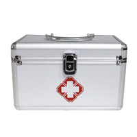 谋福 8855 多功能急救药箱 医用铝合金(药箱 9寸)