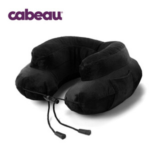 Cabeau Air系列 充气头枕 u型枕 汽车 高铁 飞机旅行头枕 颈枕 午睡午休枕 黑色