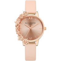 OliviaBurton女款手表半篱花蔓女士手表情侣表学生少女时尚两戴可拆卸腕表OB16CB11