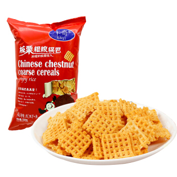 卡奇休闲零食板栗粗粮锅巴麻辣味220g3件