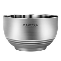 PLUS会员：MAXCOOK 美厨 304不锈钢碗 13cm