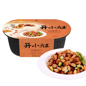 统一开小灶宫保鸡丁251g盒自热米饭便当户外速食盒饭方便快餐